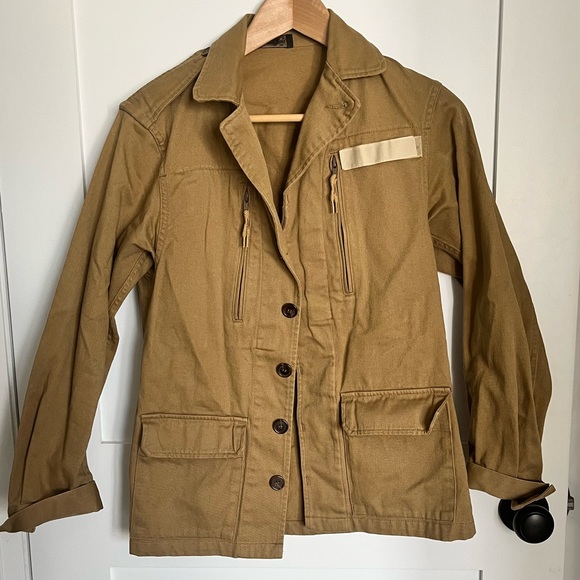 A.P.C. Khaki cotton army jacket - Picture 1 of 8